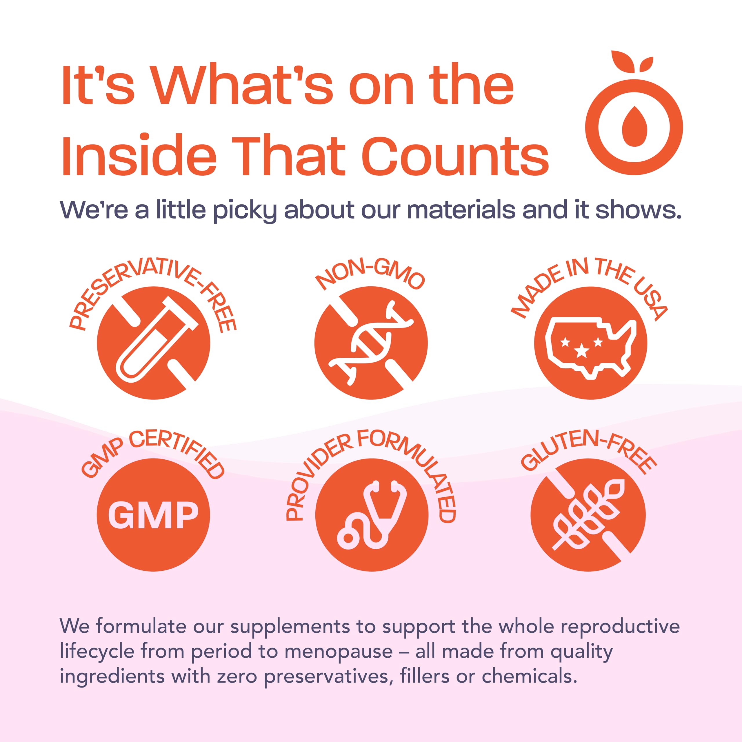 Binto etiqueta con información de ingredientes y control de calidad
