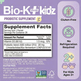 Bio-K Plus etiqueta de ingredientes resaltando formulación sin gluten