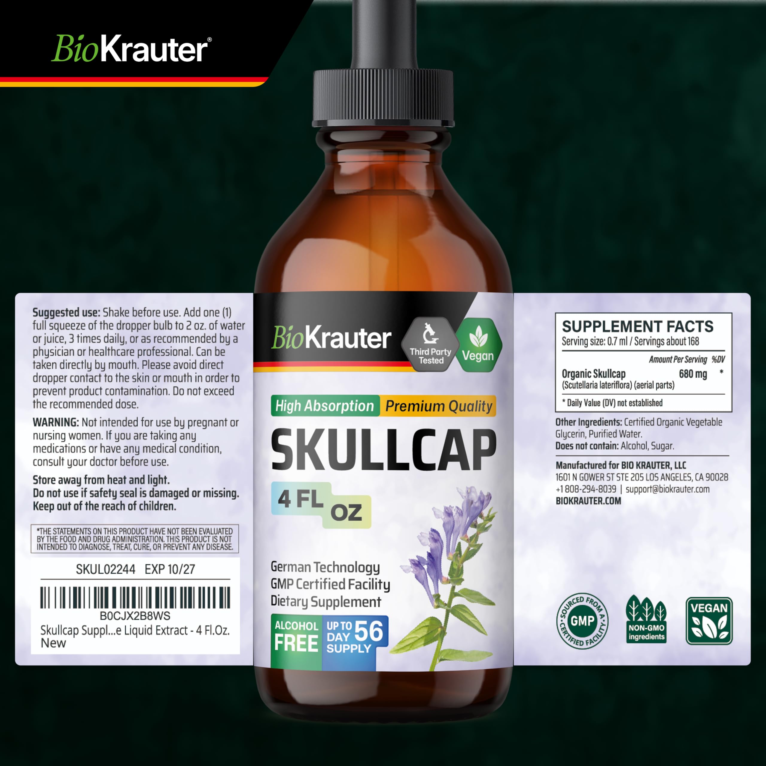BIO KRAUTER escena lifestyle que sugiere rutina diaria de bienestar