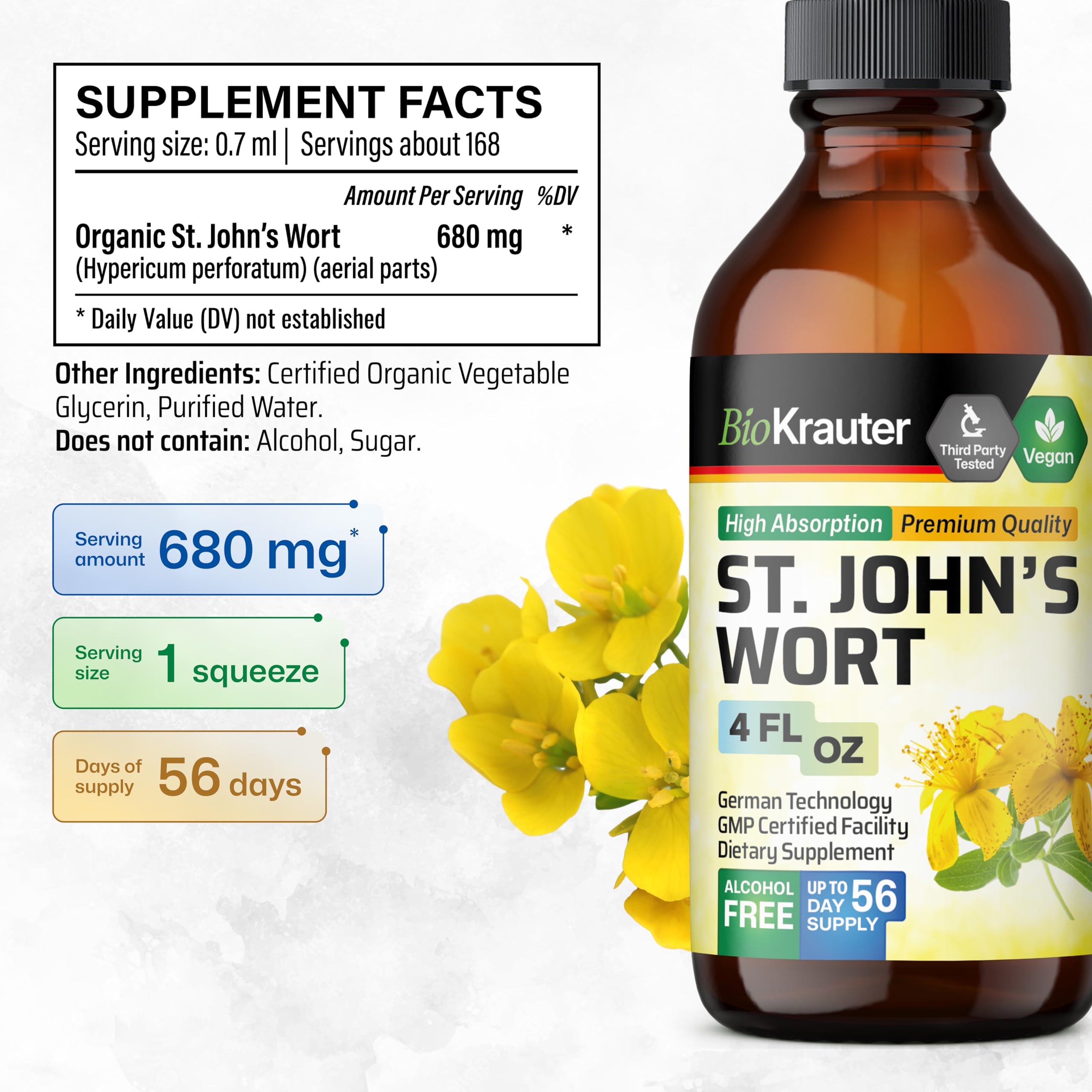 BIO KRAUTER etiqueta detallada con ingredientes simples y transparencia