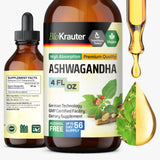 BIO KRAUTER frasco frontal mostrando etiqueta clara y dosis