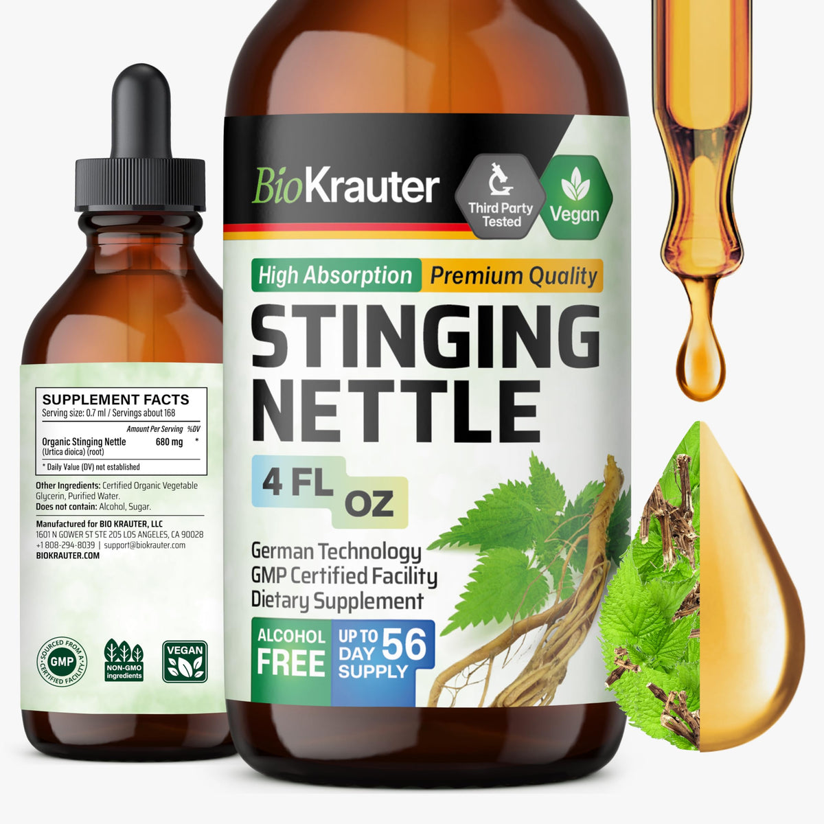 BIO KRAUTER envase frontal mostrando etiqueta clara y beneficios