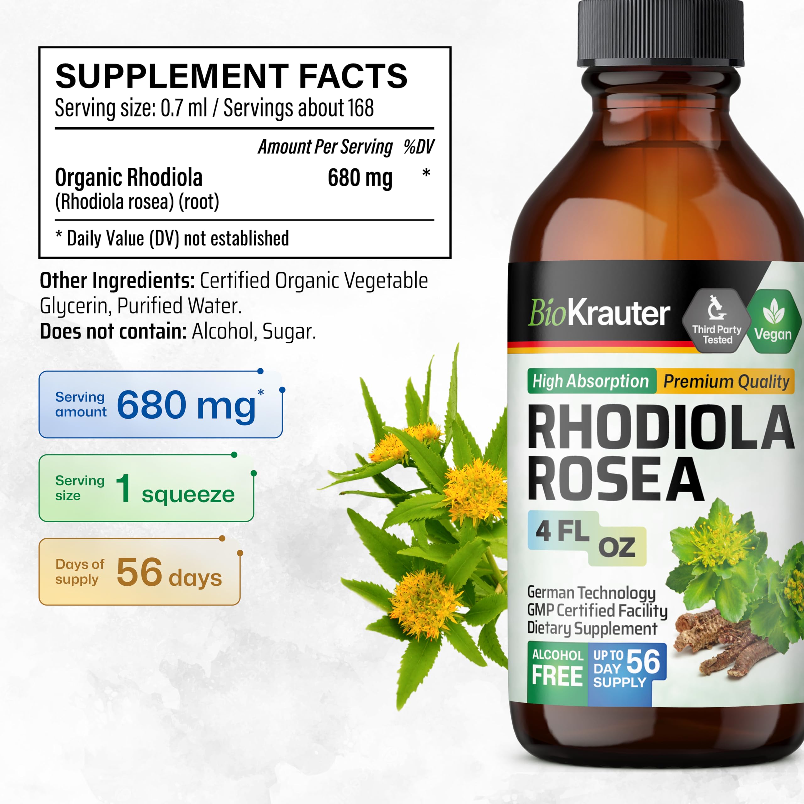 BIO KRAUTER gota en cuchara muestra dosis fácil de usar