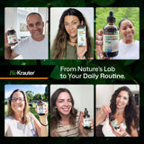 BIO KRAUTER ingredientes simples agua glicerina bacopa resaltando pureza