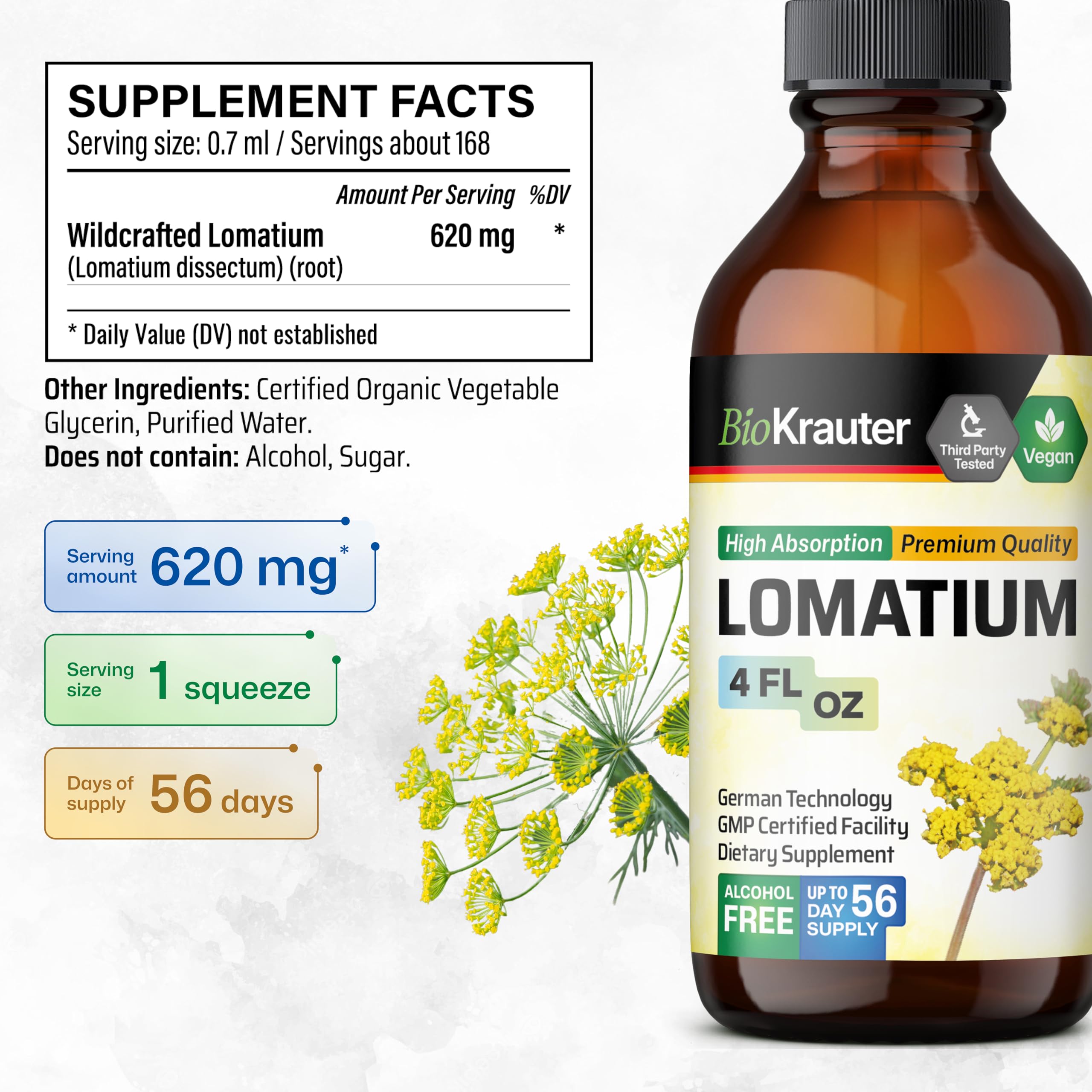 BIO KRAUTER primer plano del líquido con textura suave, sabor agradable