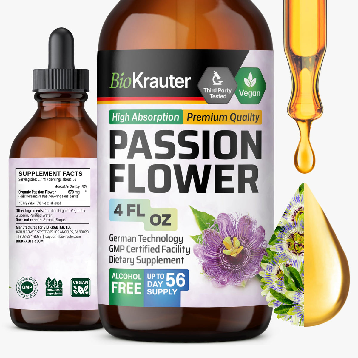 BIO KRAUTER frente del envase mostrando diseño y beneficio de tranquilidad