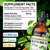 BIO KRAUTER gotu kola añadido a un vaso de agua para una toma rápida