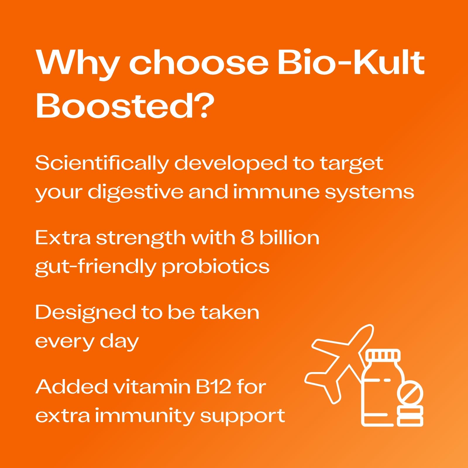 Bio-Kult Boosted cápsula abierta detalle de la formulación protegida para llegar al intestino
