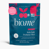 Bio.me envase frontal del producto mostrando sabor Fruit Punch y beneficio de digestión