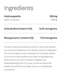 BiO etiqueta con ingredientes y recomendaciones claras