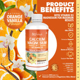 Bio Naturals vertiendo dosis en vaso para toma diaria cómoda