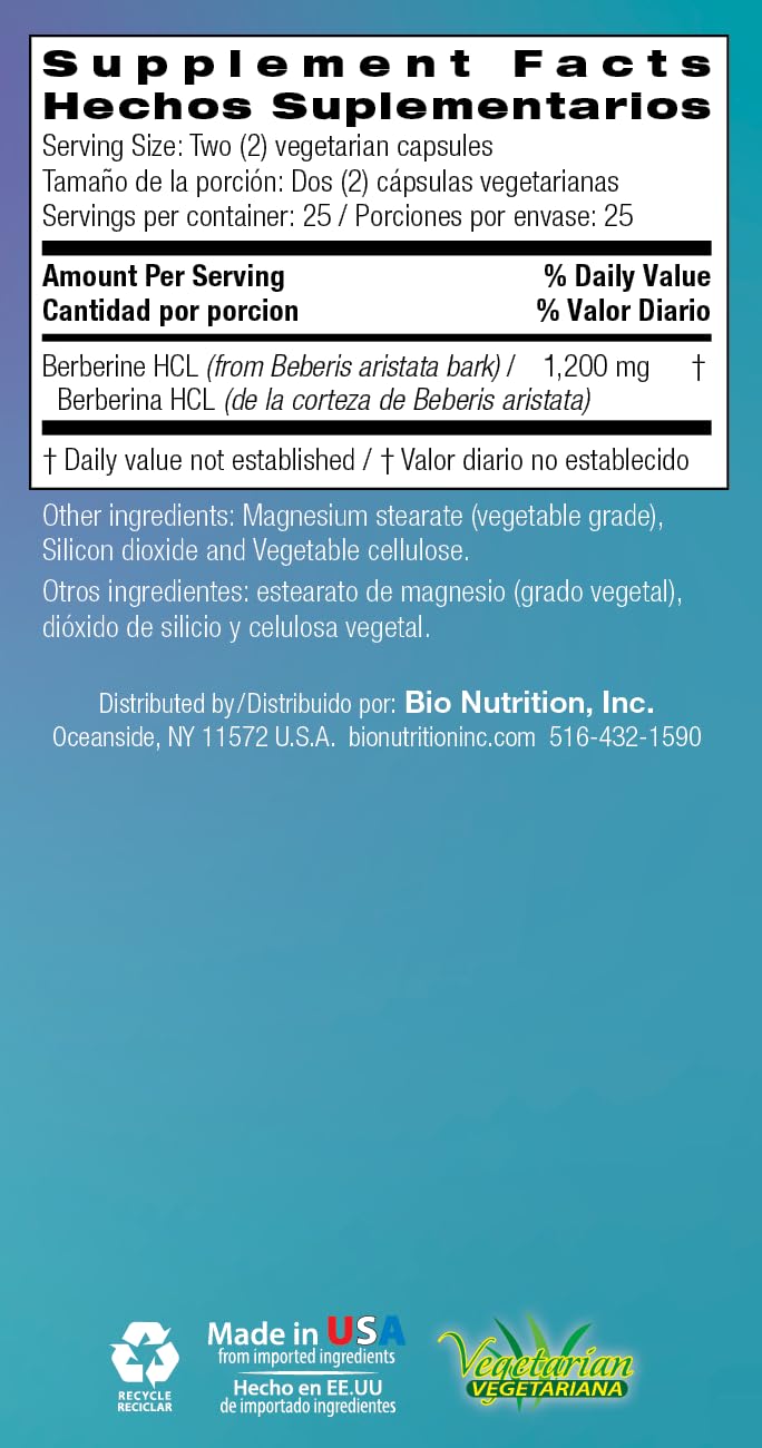 Bio Nutrition frasco sostenido en mano, demuestra tamaño práctico para viajes