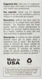 Bio Nutrition detalle de cápsula vegetariana abierta para ver textura y color