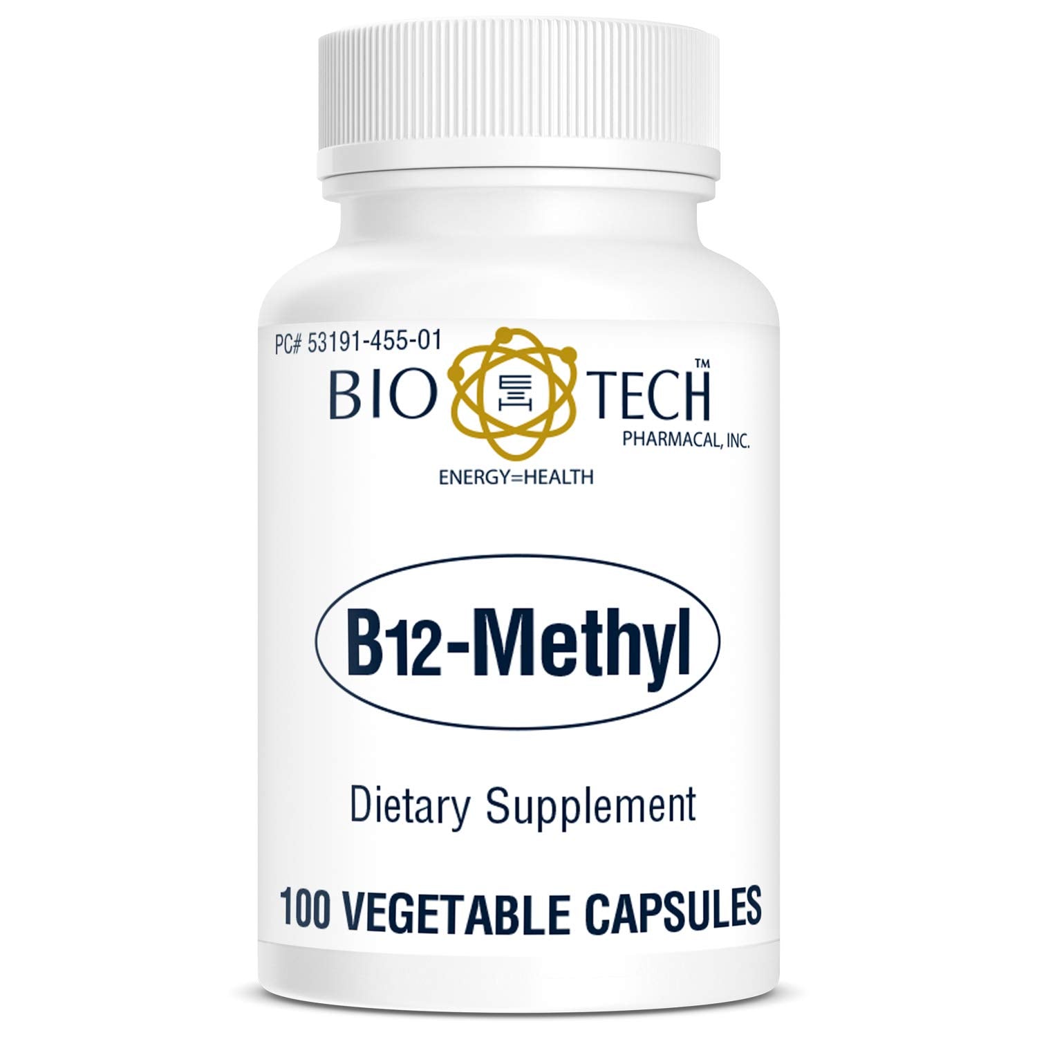 Bio-Tech Pharmacal cápsula junto a una moneda para comparar tamaño y dosificación