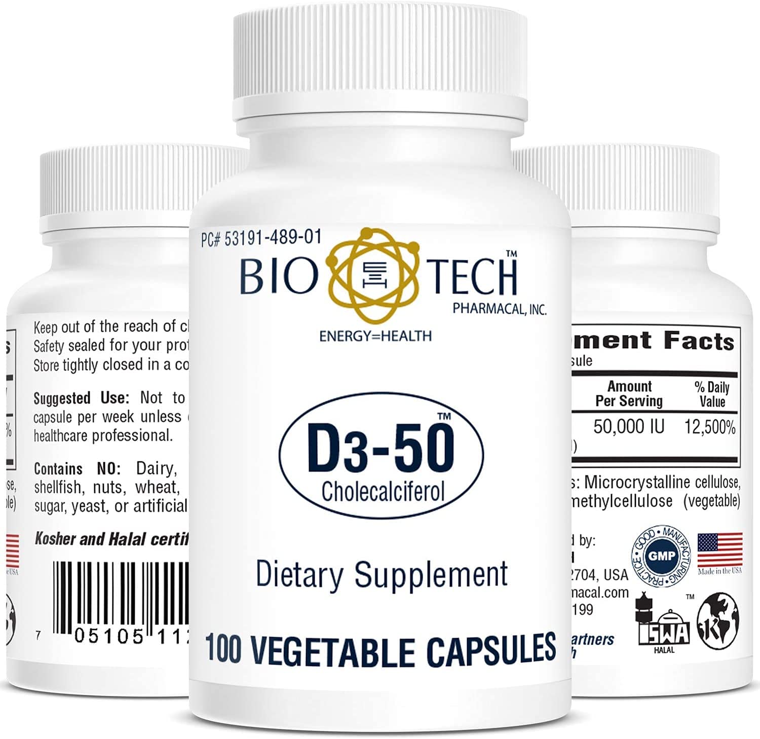 Bio-Tech Pharmacal detalle de cápsula vegetal resaltando pureza y tolerancia