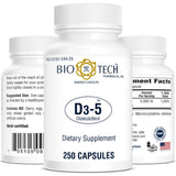 Bio-Tech Pharmacal frasco frontal mostrando etiqueta clara y cantidad