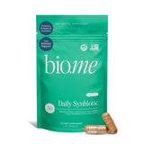 Envase Bio.me Synbiotic 3 en 1 frontal, revela información clave y beneficio diario