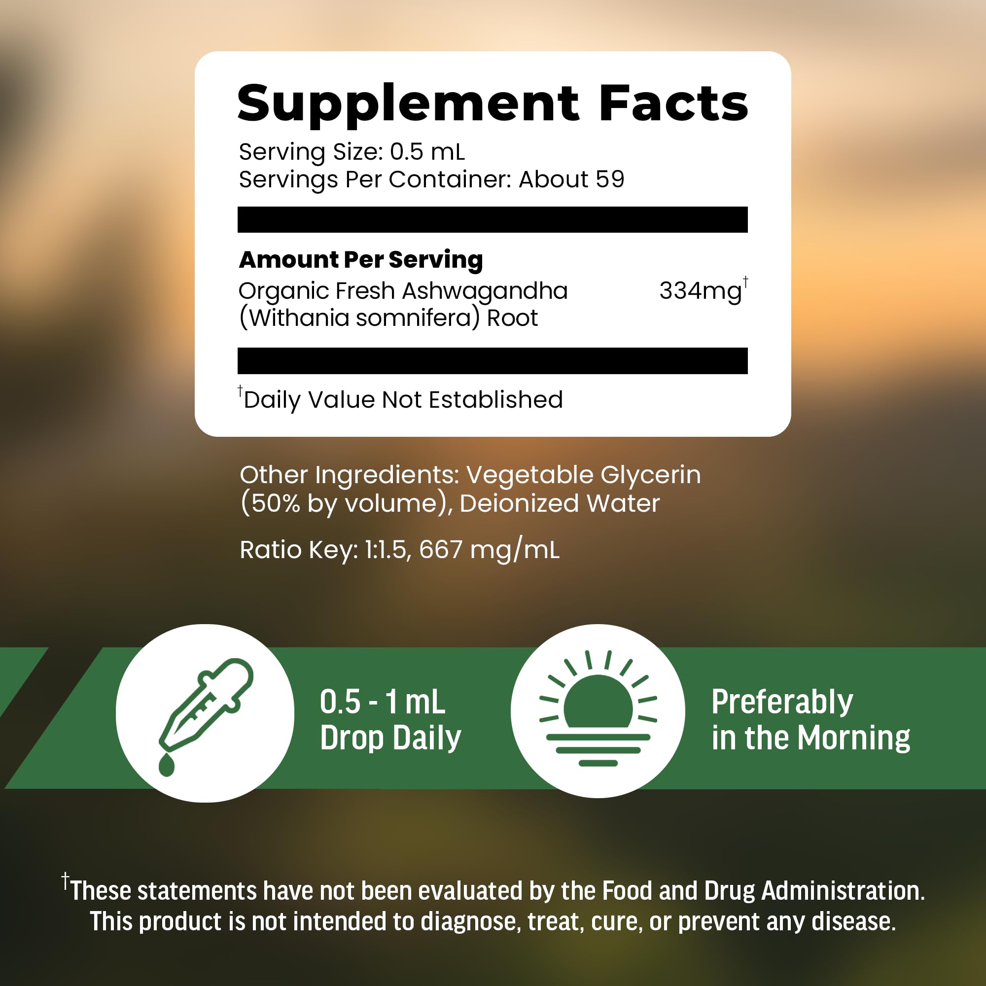 BIOACTIVE detalle de la etiqueta con información clara y beneficios de pureza