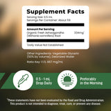 BIOACTIVE detalle de la etiqueta con información clara y beneficios de pureza