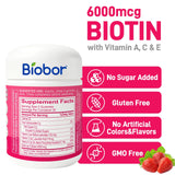 Biobor primer plano de gomita mostrando textura y aspecto apetecible para adherencia diaria