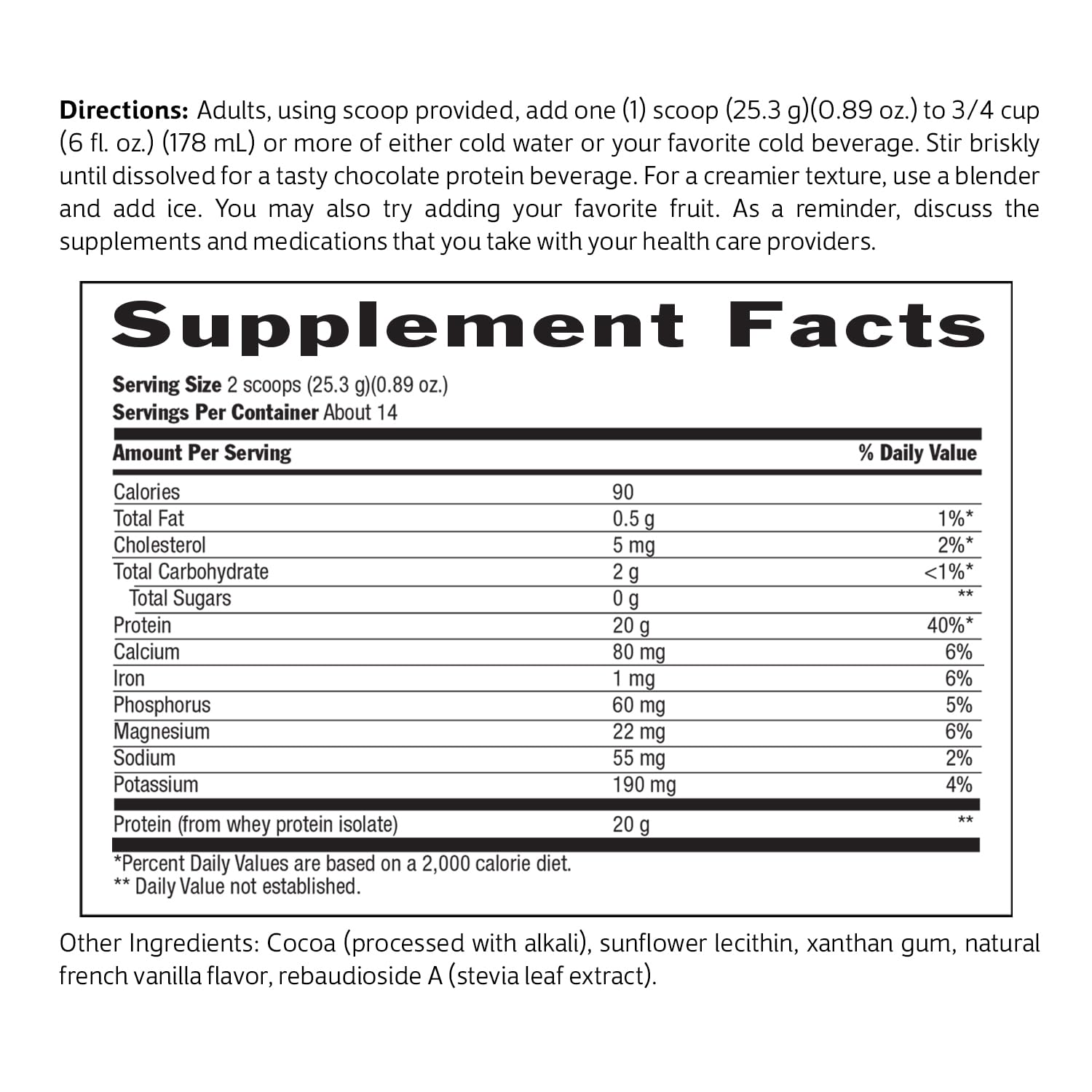 Biochem etiqueta con certificaciones gluten free y non-GMO, confianza calidad