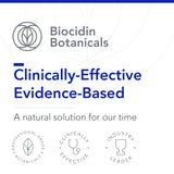Biocidin GI Detox+ etiqueta nutricional en primer plano para transparencia