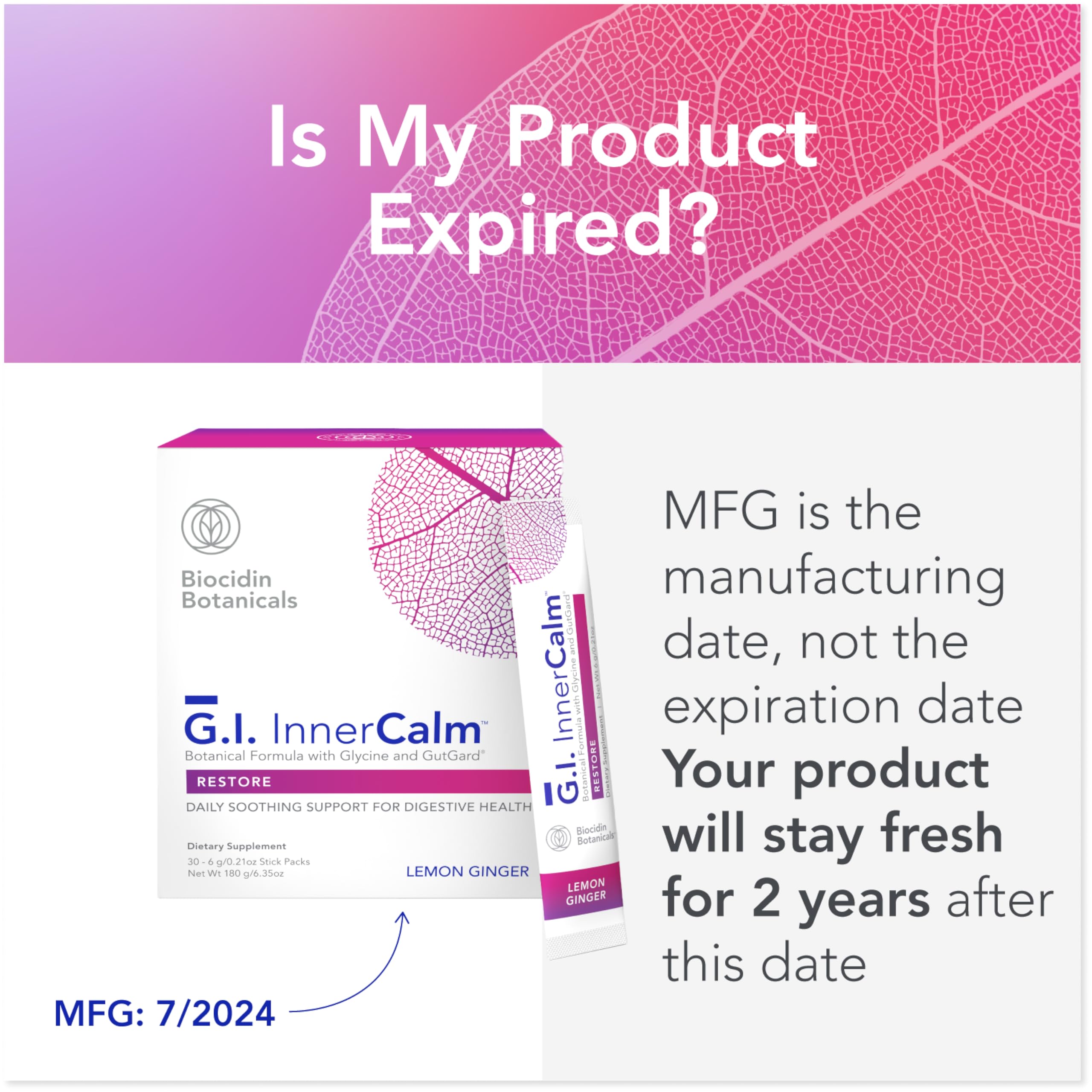 Bio-Botanical Research primer plano de glicina, DGL y zinc como soporte mucosa