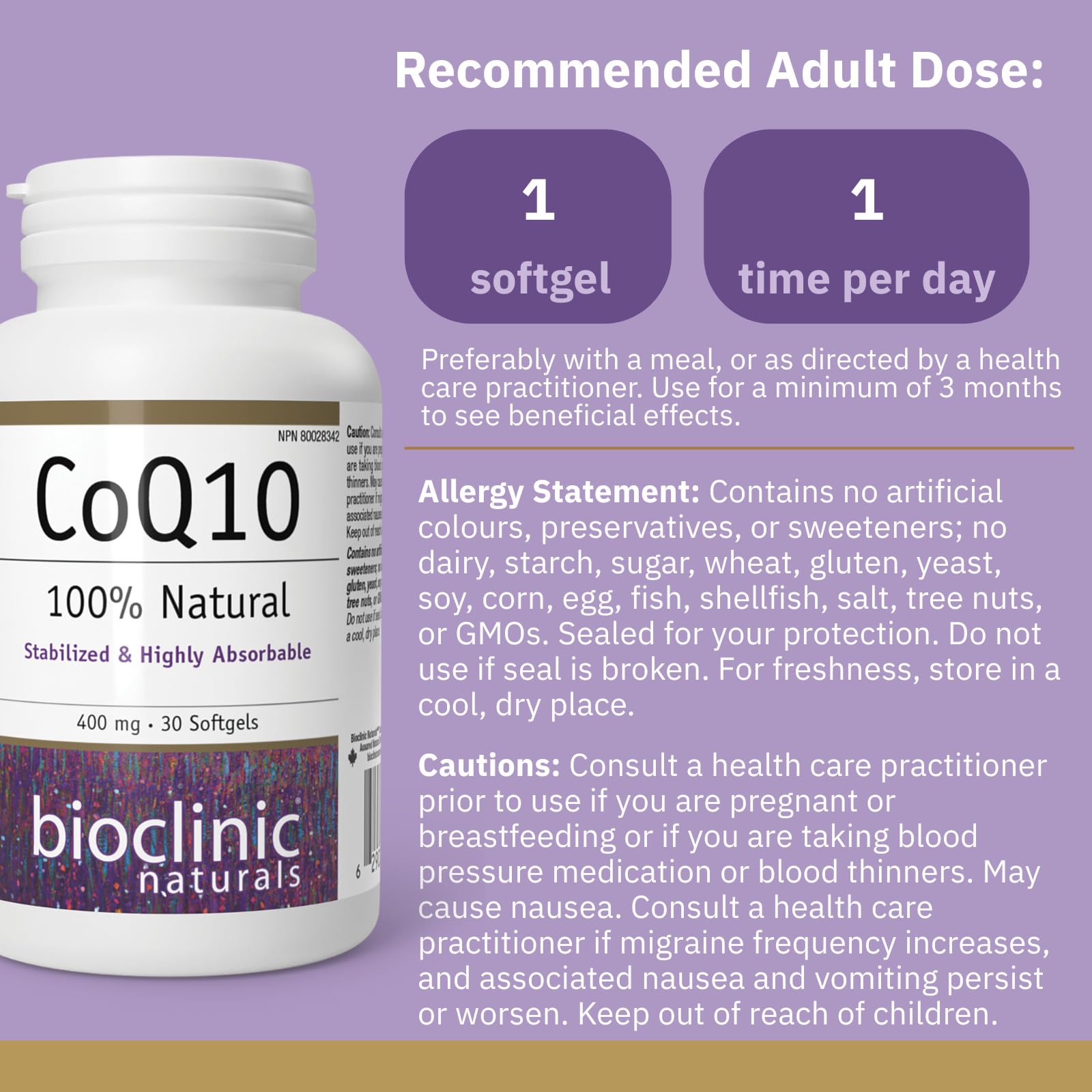 Bioclinic Naturals cápsula en la mano, fácil de tragar y dosificar