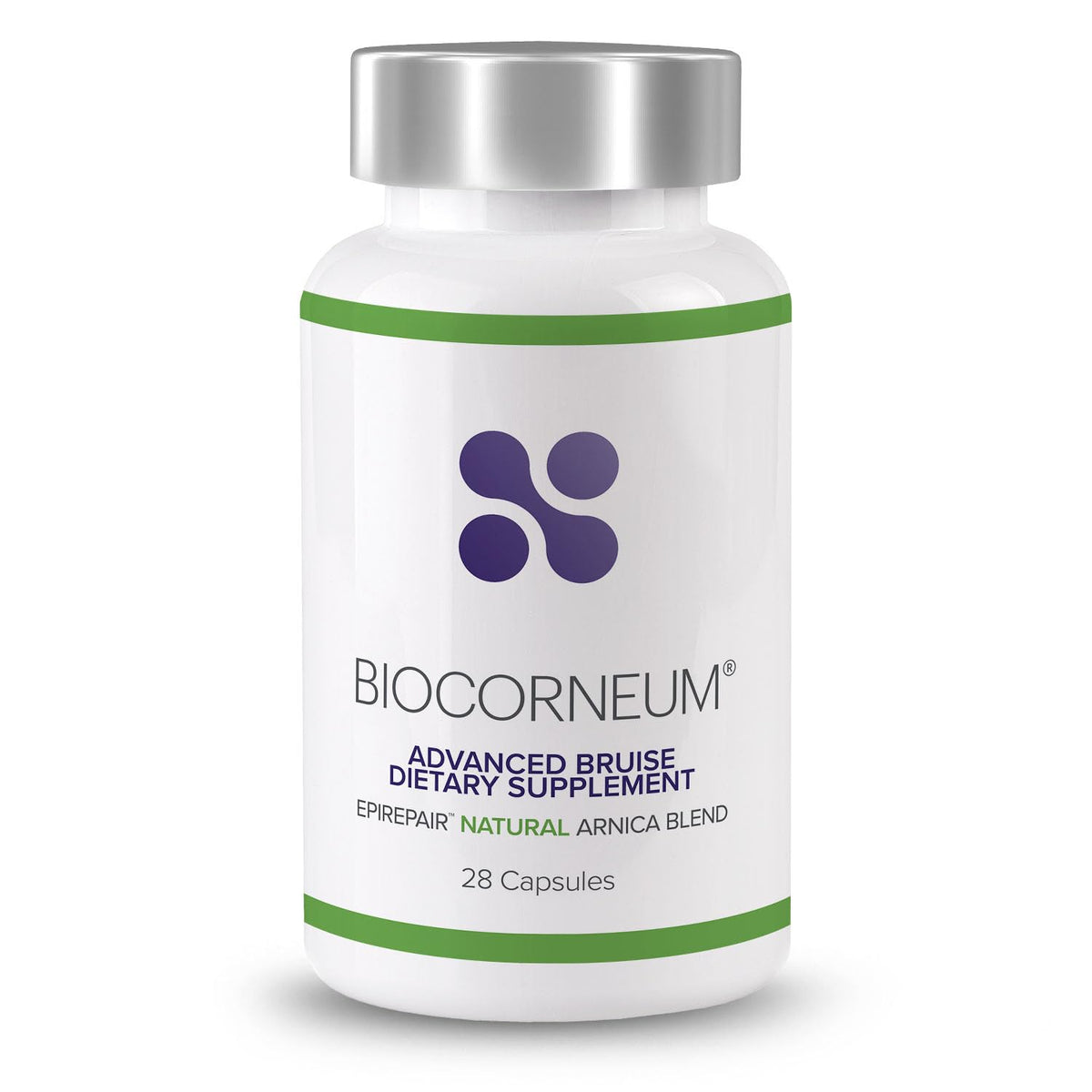 BIOCORNEUM frasco frontal mostrando etiqueta y beneficio estético