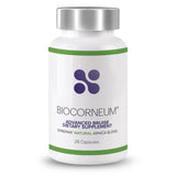 BIOCORNEUM frasco frontal mostrando etiqueta y beneficio estético