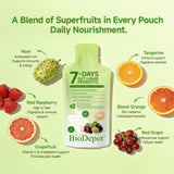 Biodepot sobres en bolso ideal para viaje y consumo práctico