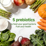 Biodepot etiqueta con lista de ingredientes y alegatos limpios