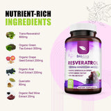 Biodora polvo e ingredientes naturales mostrando origen de polifenoles