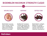 BioEmblem etiqueta cercana destacando ingredientes y certificaciones