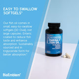 BioEmblem envase con sello Friends Of The Sea mostrando procedencia sostenible