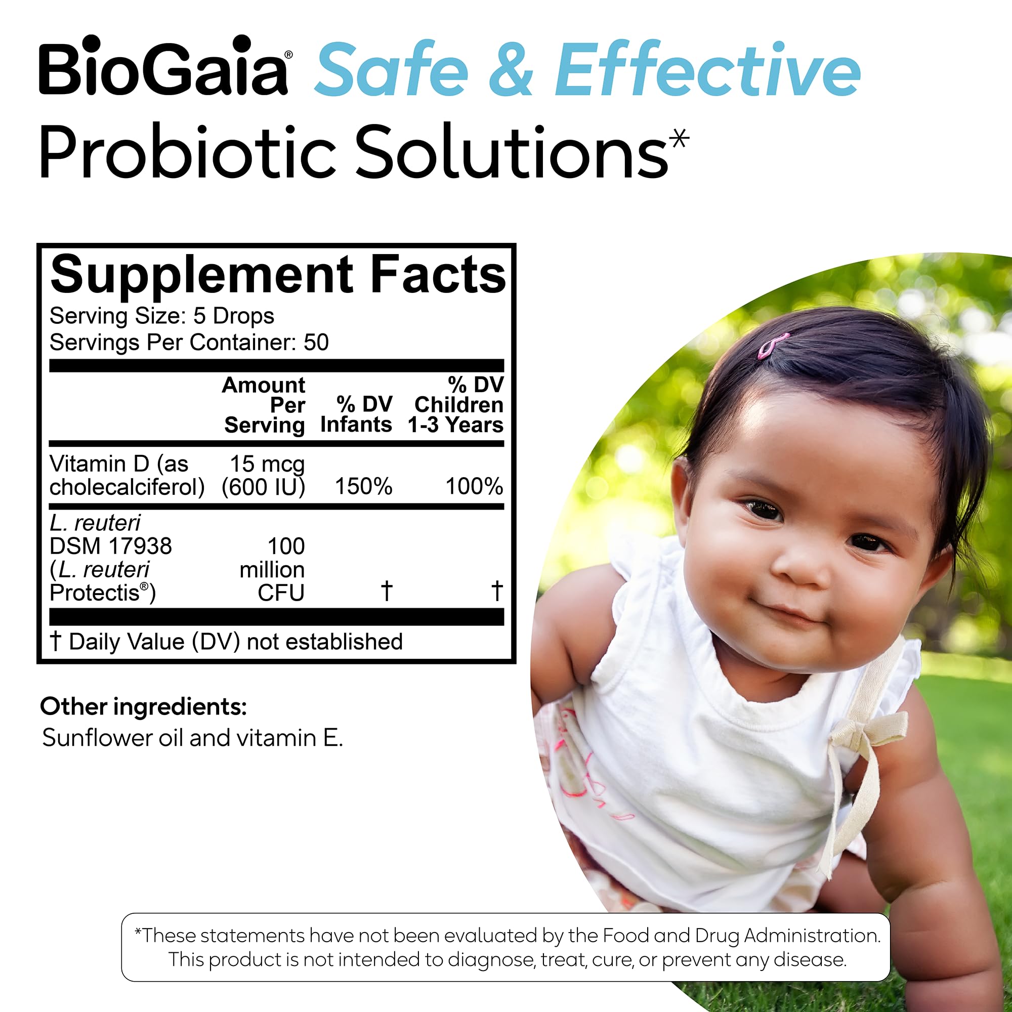 BioGaia en habitación de bebé mostrando integración en cuidado diario