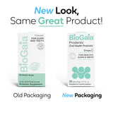 BioGaia Prodentis frasco con gotero enfocando diseño y uso fácil