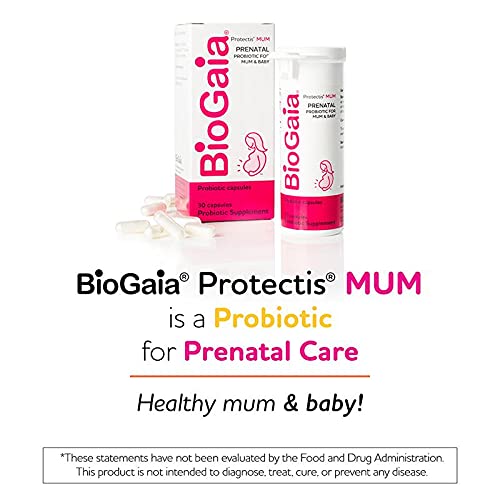 BioGaia Protectis MUM cápsula en primer plano que muestra textura y facilidad de ingestión