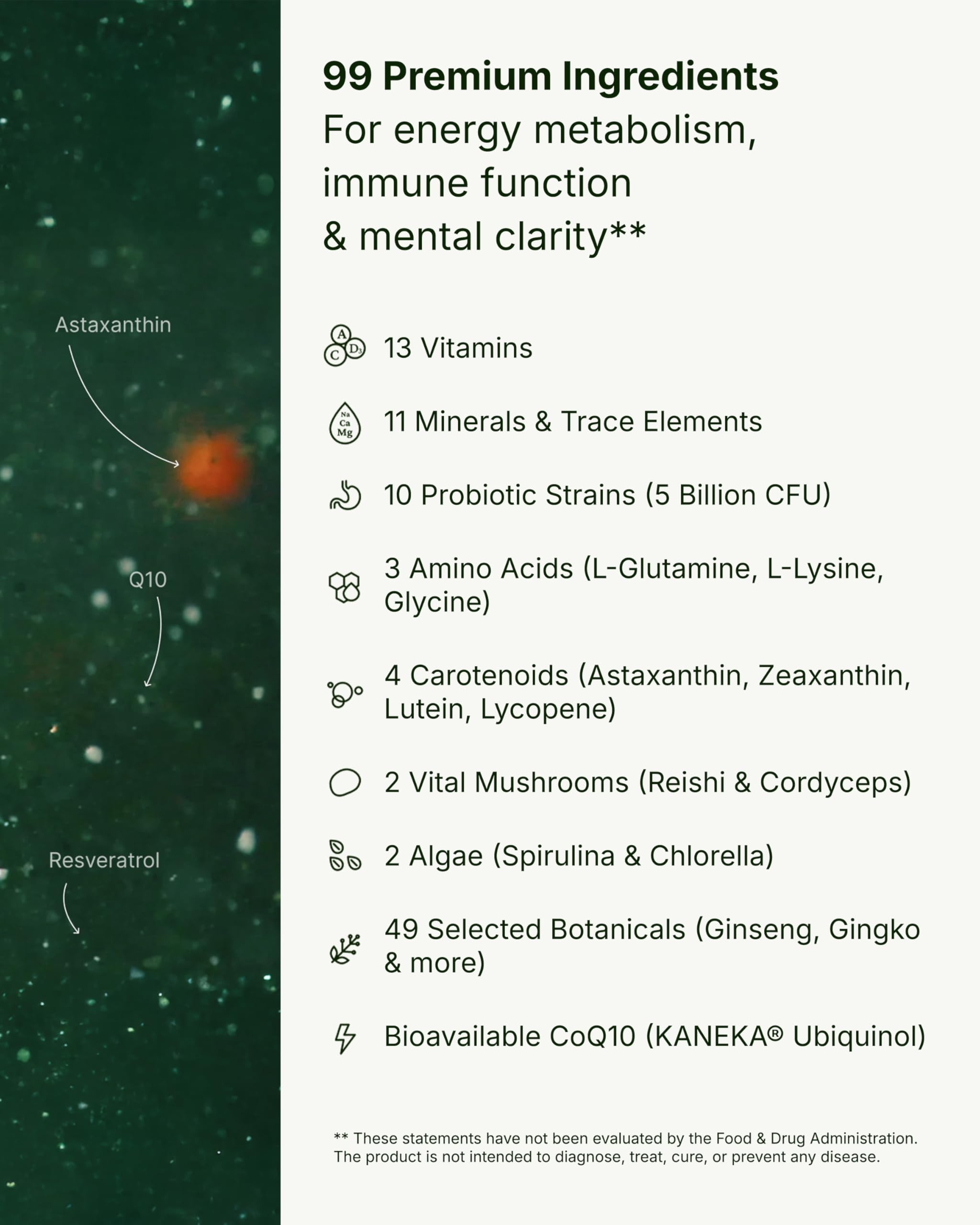 BIOGENA ONE sobre individual abierto, fácil transporte y dosificación