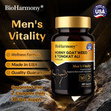BioHarmony cápsulas en platillo mostrando dosis y presentación para uso diario