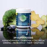 BIOHM batido preparado con Digestive Greens en una cocina moderna