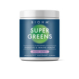 BIOHM envase frontal del Super Greens mostrando etiqueta y tamaño