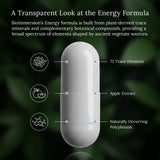 BioImmersion etiqueta con ingredientes y certificaciones visibles