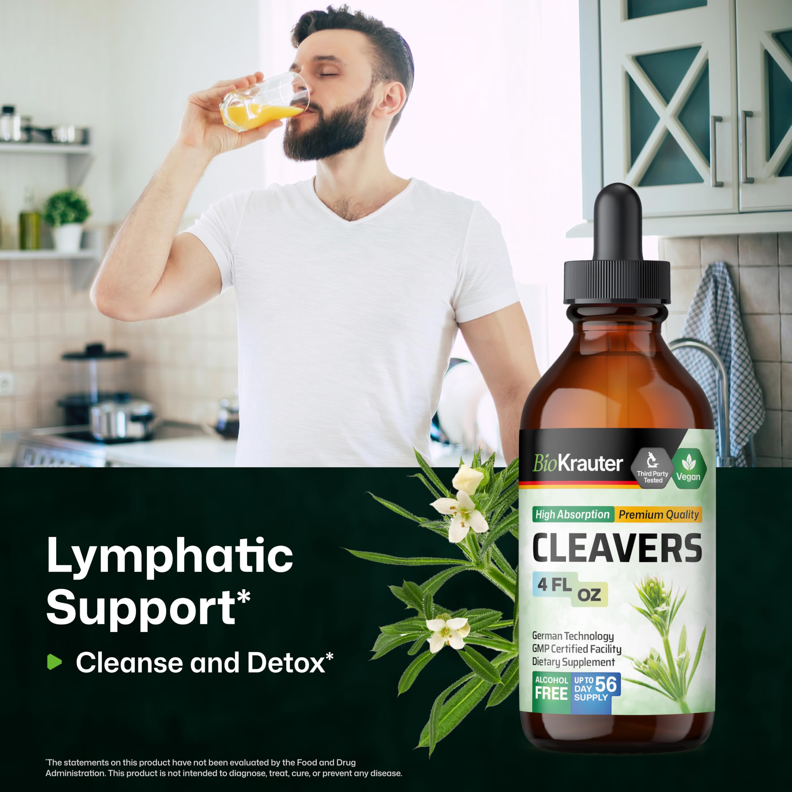 BIO KRAUTER etiqueta ampliada con ingredientes simples y beneficios visibles