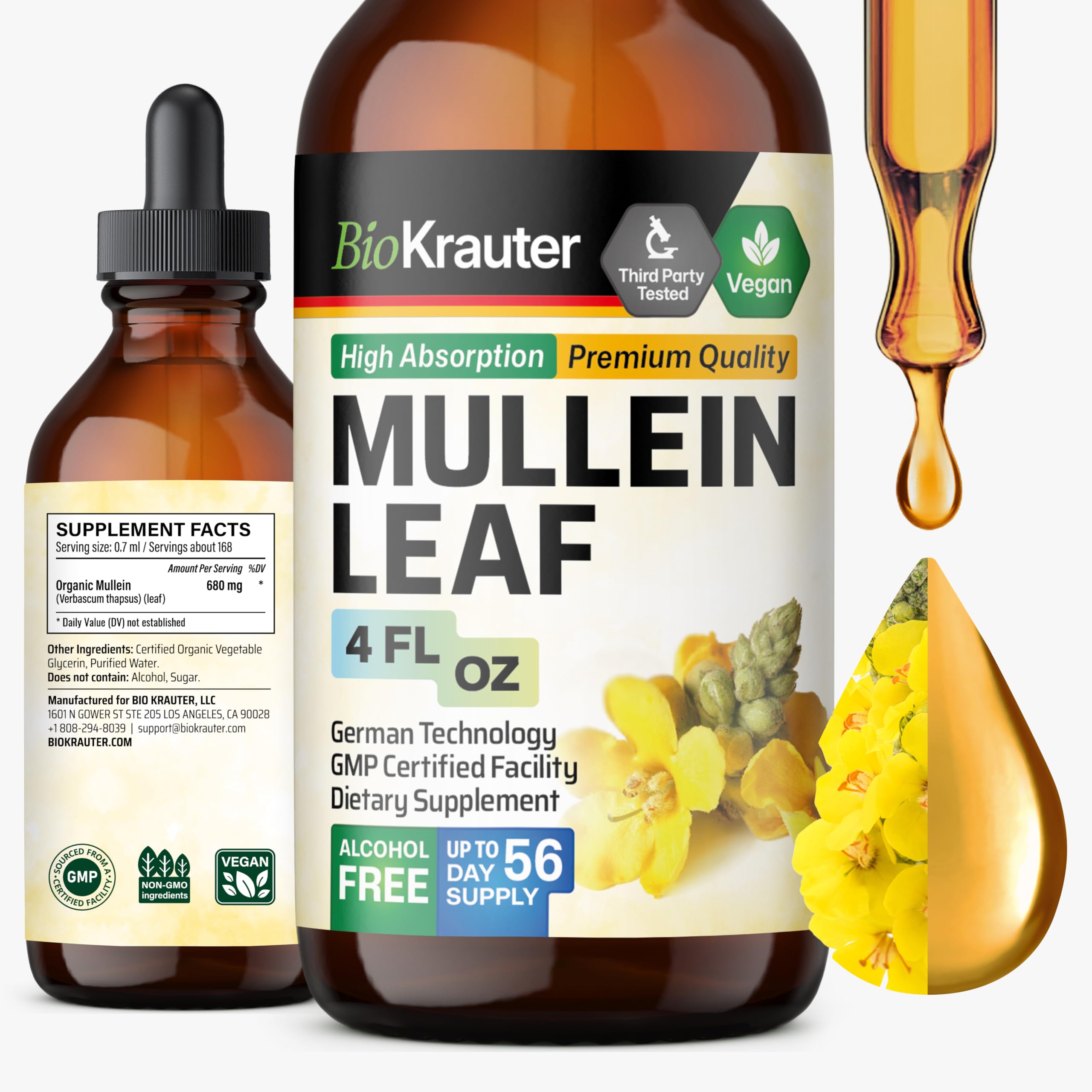 BIO KRAUTER frasco frontal mostrando etiqueta clara y beneficio respiratorio