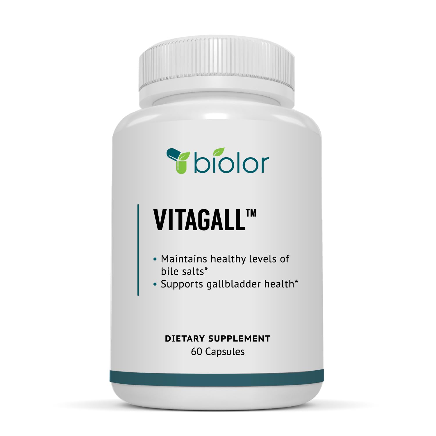 Biolor Vitagall frente del envase mostrando marca y beneficio digestivo