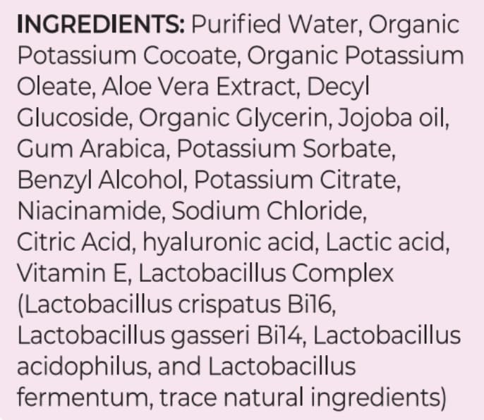 Biom Probiotics etiqueta detallada con ingredientes naturales y ventaja vegana