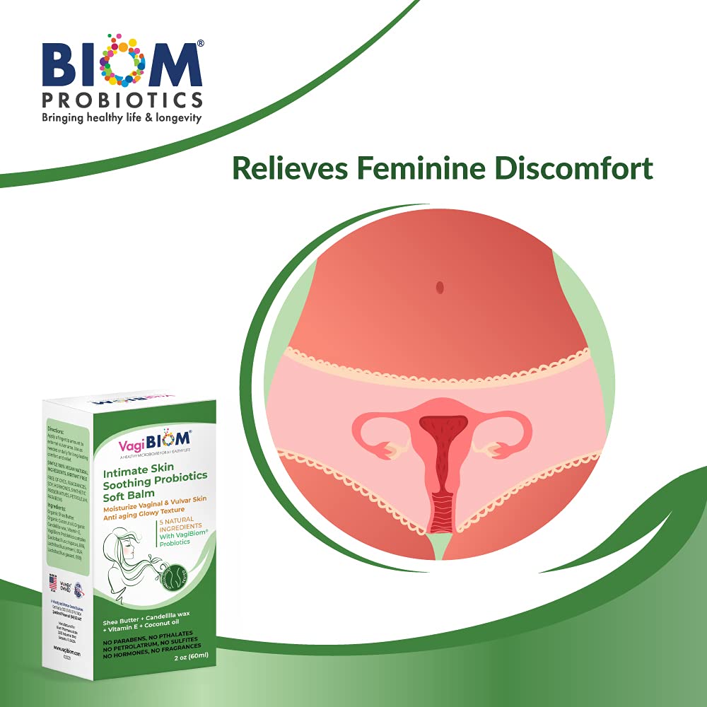 Biom Probiotics textura cremosa en primer plano que hidrata y suaviza