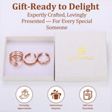 BioMag anillos en escena de regalo dentro de su estuche elegante