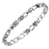 BioMag brazalete frontal en caja mostrando presentación de regalo y elegancia